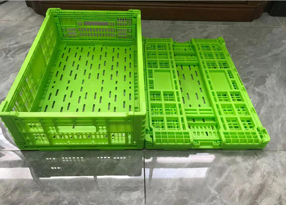 20kg Yükleme Sebze Meyve Katlanabilir Plastik Kasalar