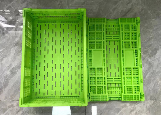 20kg Yükleme Sebze Meyve Katlanabilir Plastik Kasalar