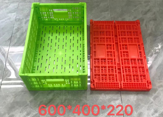 Süpermarket için Plastik Depolama Meyve Sebze Taşıma Sepeti Sandığı