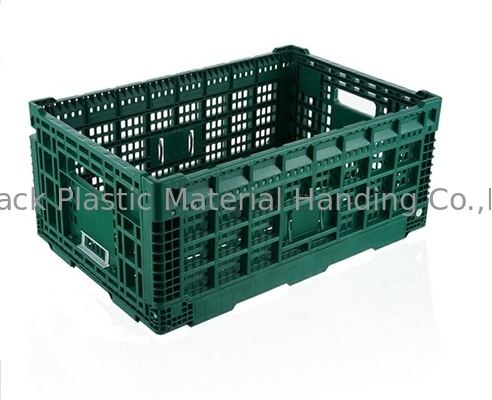 600 * 400mm Meyve Ve Sebze Plastik Kasalar Kırlangıç ​​Oluk Özel Renk