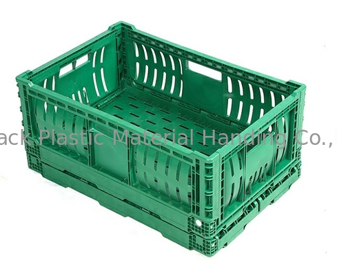 Bacalı Katlanır Meyve Sebze Plastik Kasalar Yükleme Kapasitesi 20kg