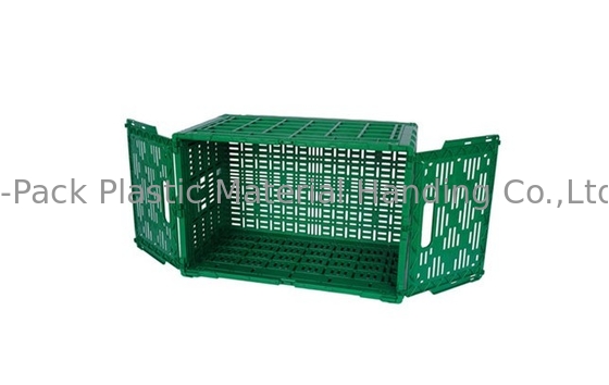 3.4kg 100% Virgin PP Ağır Hizmet Meyve ve Sebze Plastik Kasalar