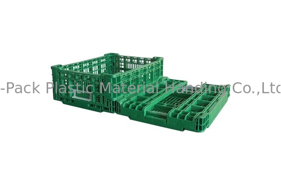 Sebze Katlanır Plastik Kasa Endüstriyel Meyve Saklama Kasaları 400*300*140mm