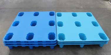 Darbe Dayanımı Dokuz Ayak 4T Plastik Şişirme Paletleri 1200*800 mm Euro Paletler