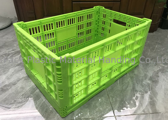 Ağır Hizmet Tipi Plastik Katlanır Sebze Kasaları 600*400*300mm